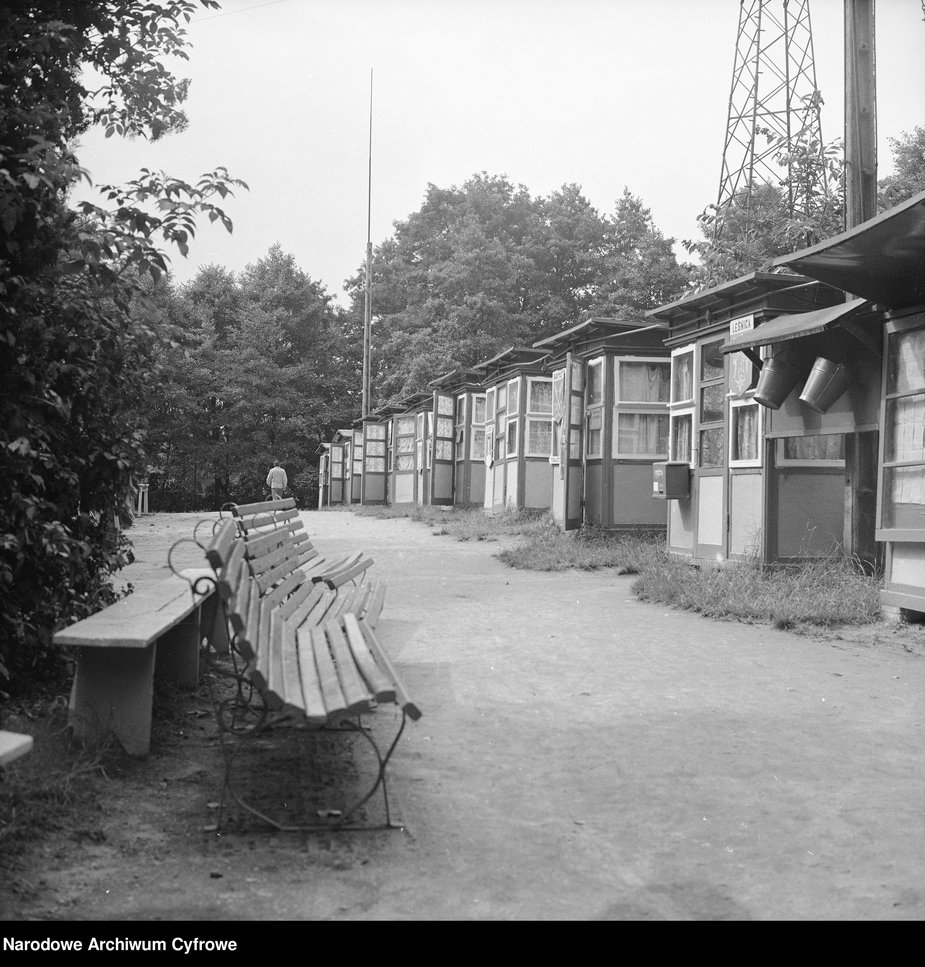 1977 - Rekreacja w Łagowie domki wczasowe.