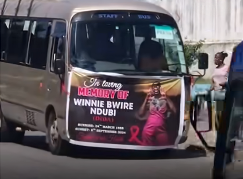 actualité Le corps de Winnie Bwire arrive au kenya pour l'inhumation