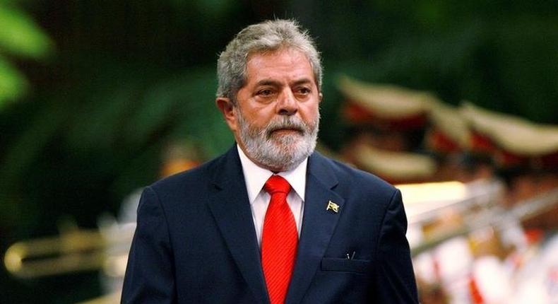 File photo of Brazil's President Lula da Silva at Havana's Revolution Palace