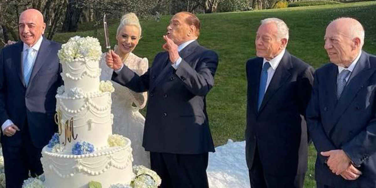 Włochy. Silvio Berlusconi wziął ślub ze swoją młodszą o 32 lata kochanką.
