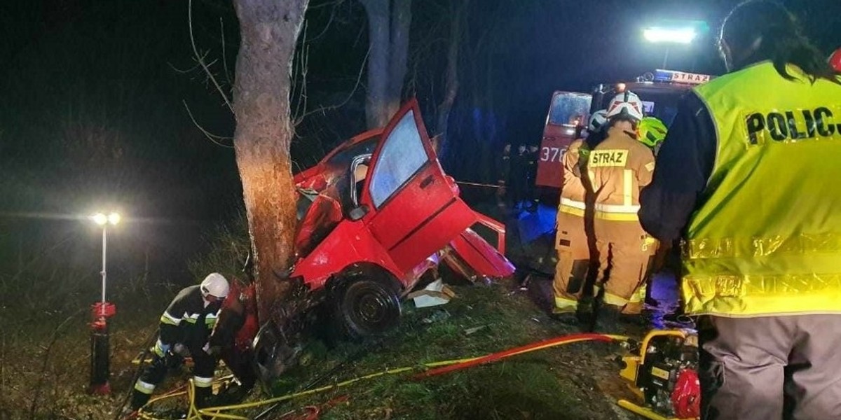 Tragiczny wypadek w Kąśnej Górnej.