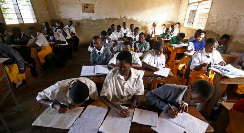 A secondary school in Kenya 