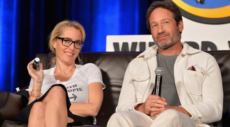 David Duchovny és Gillian Anderson 2016-ban