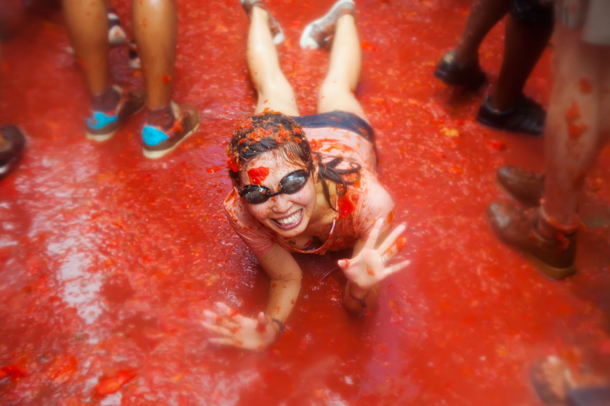 La Tomatina, Hiszpania