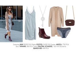 Bieliźniana sukienka na zwieńczenie lat. STYLIZACJE ze slip dress