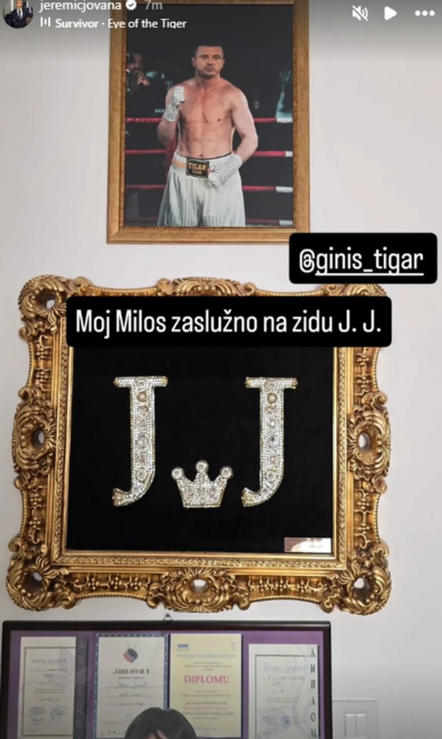 Jovana Jeremić uramila Tigrovu fotografiju 