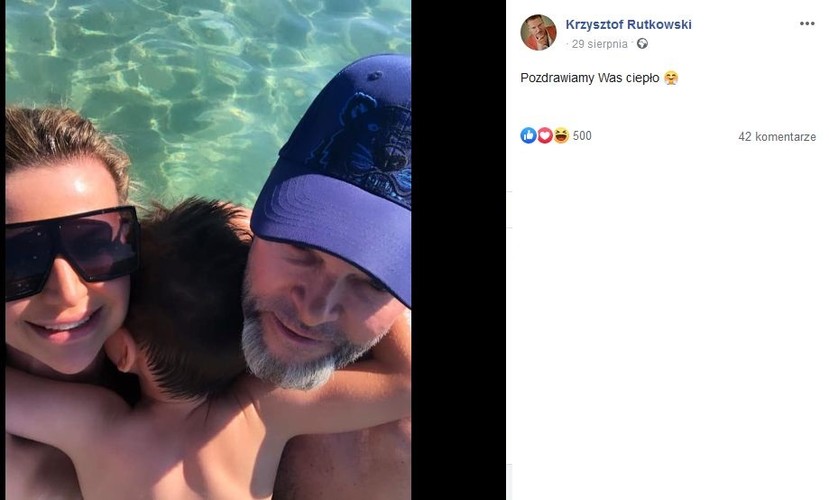 Krzysztof i Maja Rutkowscy w podróży poślubnej