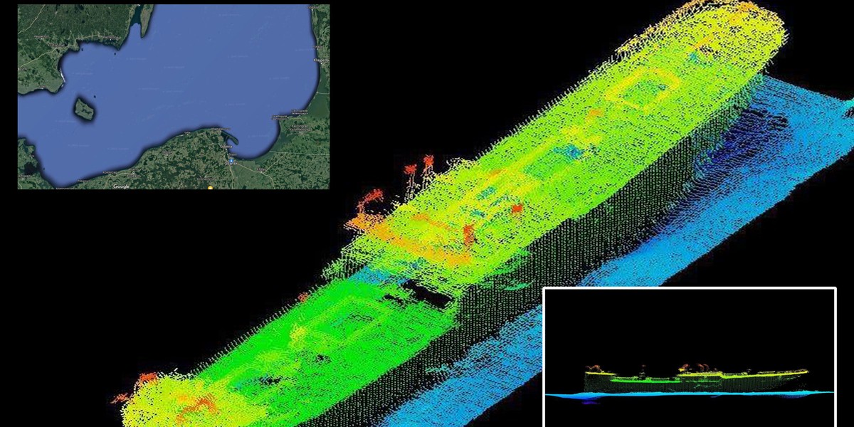 Tajemniczy wrak statku znaleziony na dnie Bałtyku