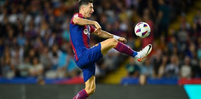 Robert Lewandowski chciał grać, ale nie szło mu najlepiej. Podobnie jak Barcelonie