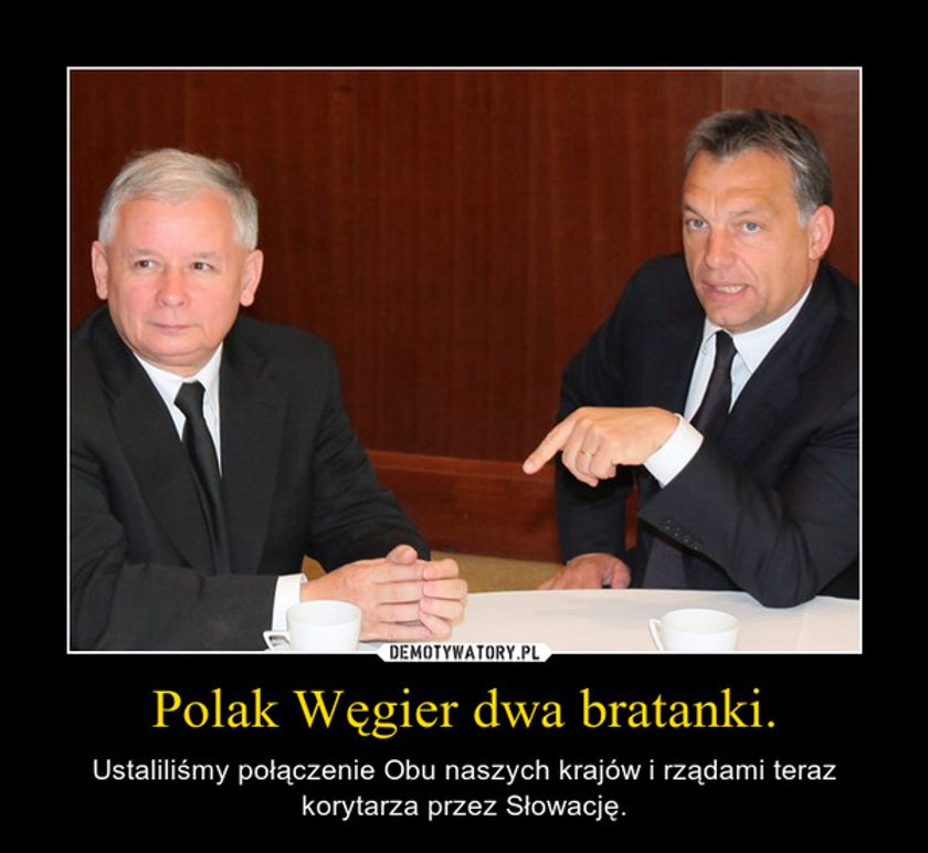 Memy po spotkaniu Orban-Kaczyński