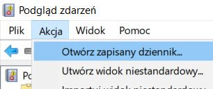 Otwarcie zapisanych zdarzeń w dzienniku systemowym jest banalnie proste, ale osoba postronna niczego nie zobaczy, bo nie wie, gdzie mamy backup zapisanych i usuniętych zdarzeń.