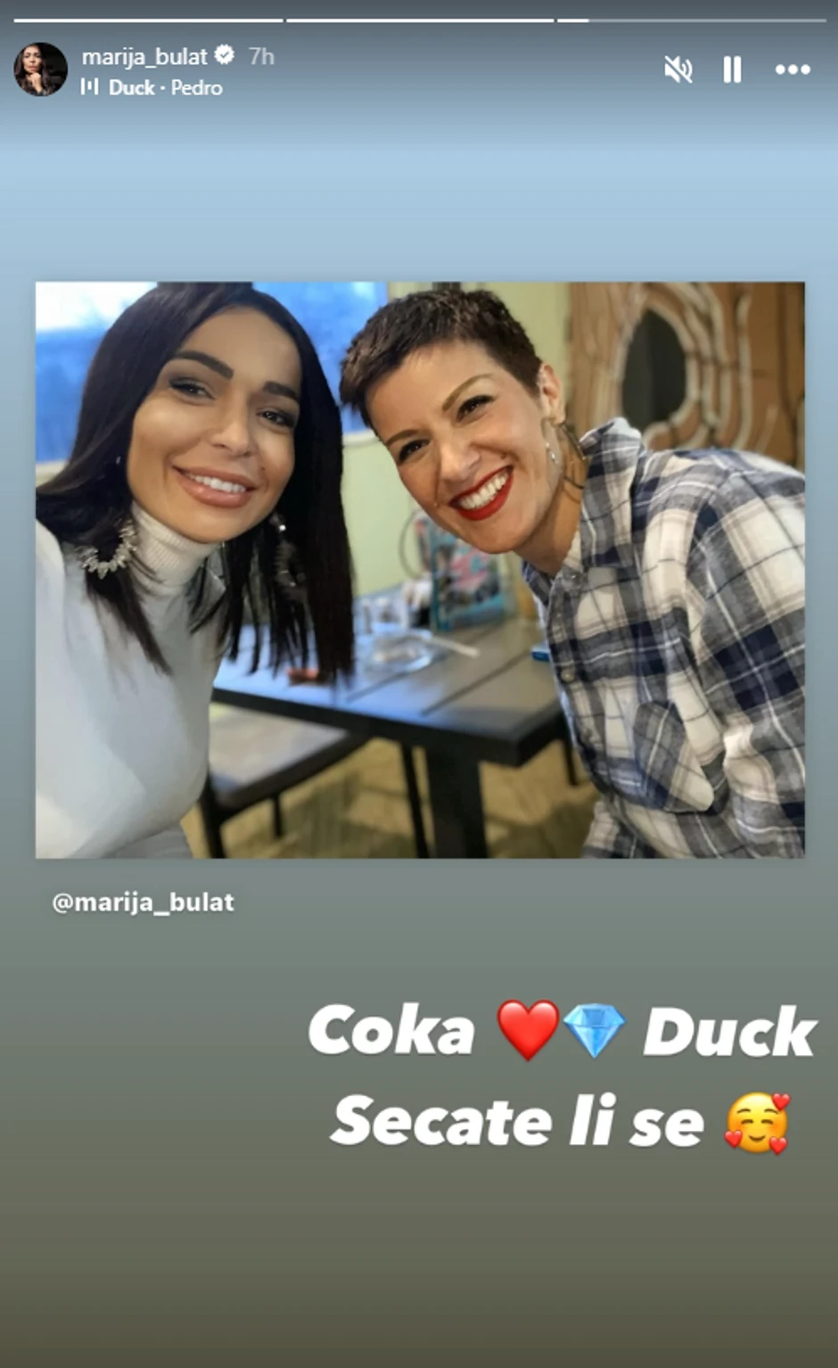 Marija Bulat i Coka iz grupe Duck