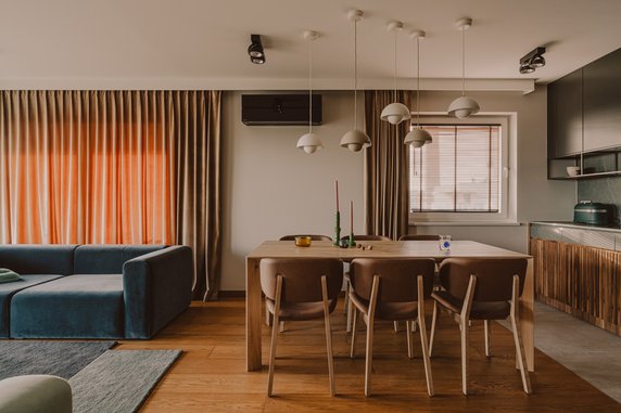 Designerska układanka we wnętrzach apartamentu