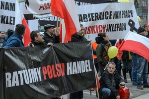 protest handlowców