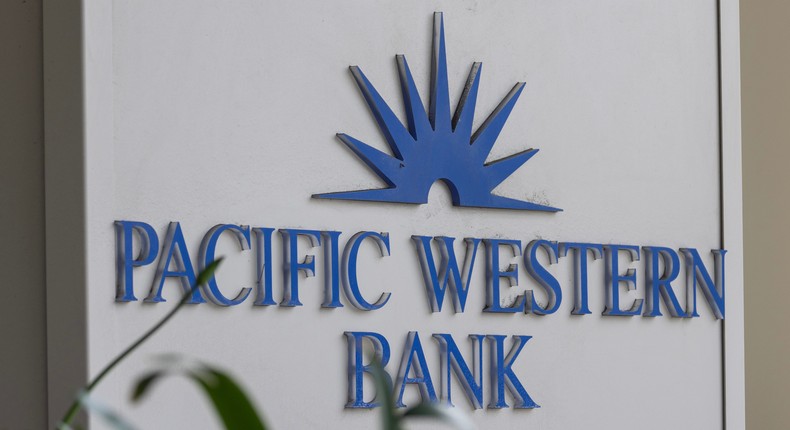 Pacific Western Bank.Photo by David McNew/Getty Images