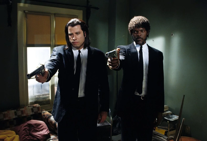 John Travolta i Samuel L. Jackson w "Pulp Fiction"
