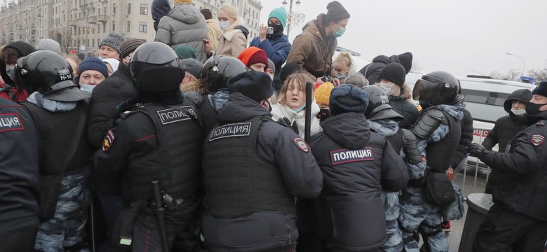Kreml o protestach: Na ulice wyszło mało ludzi, a wielu głosuje na Putina