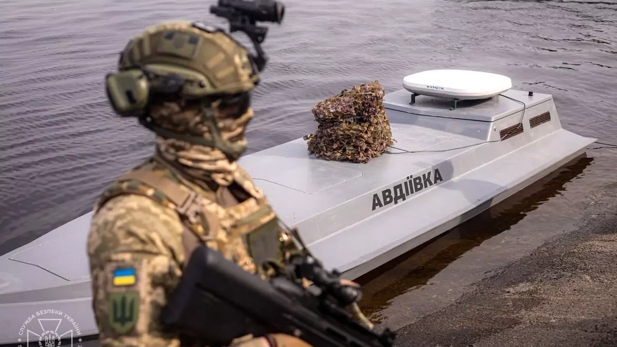 Ukraina pokazała morskiego drona kamikadze nowej generacji