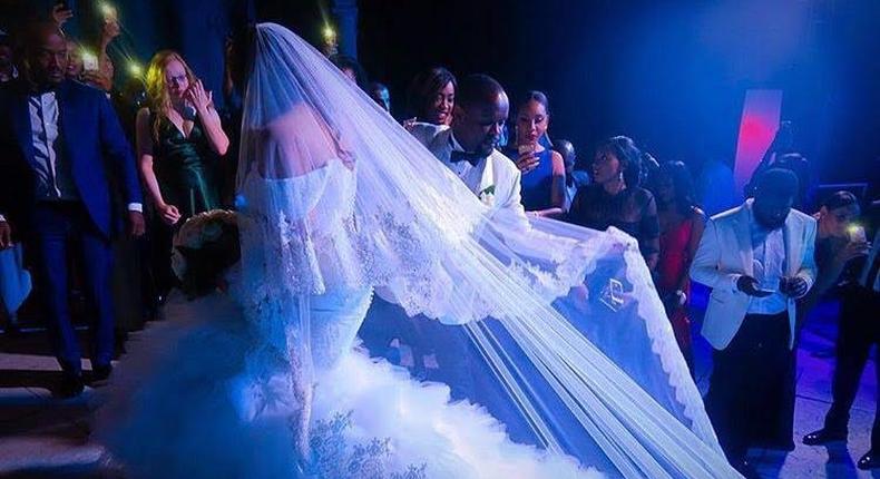 Official photos from Layal Holm and Seyi Tinubu's wedding in Como Lake, Italy