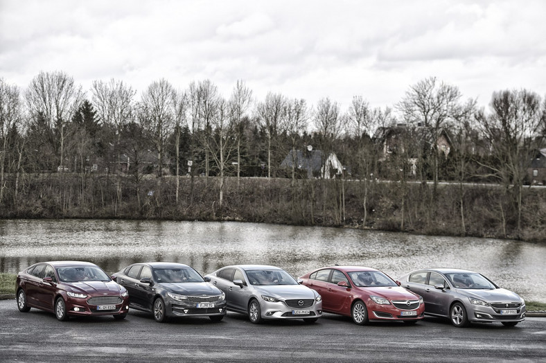 Limuzyny pod lupą - nowa Kia Optima kontra Ford Mondeo, Mazda 6, Opel Insignia i Peugeot 508