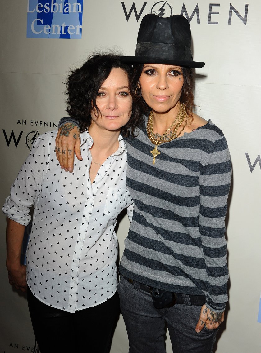 Linda Perry i Sara Gilbert