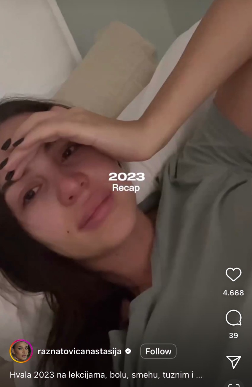 Anastasija i Nemanja, intimni momenti tokom godine