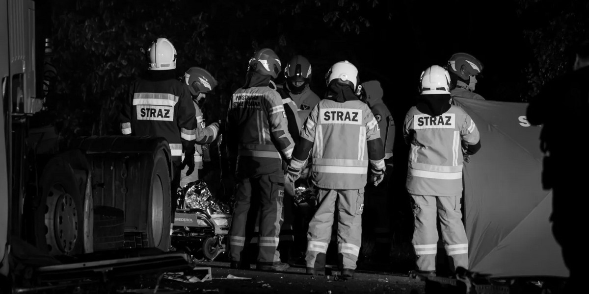 Ofiarami wypadku w Oławie było dwoje strażaków OSP.