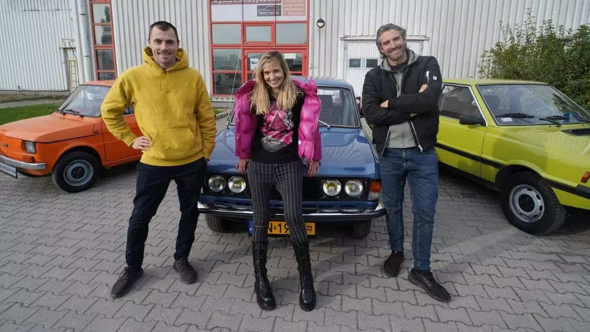 Oto Polski Top Gear. Prowadzący to: Przygoński, Koroniewwska i Dowbor