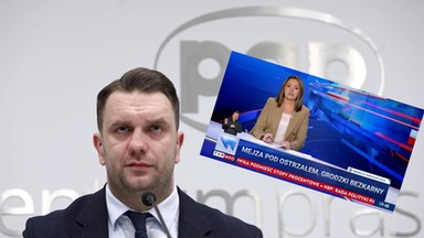 "Wiadomości" TVP mówią o "nagonce medialnej" w sprawie Łukasza Mejzy