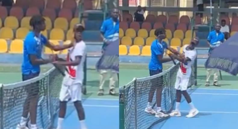 French player slaps Ghanaian opponent after losing in tennis competition