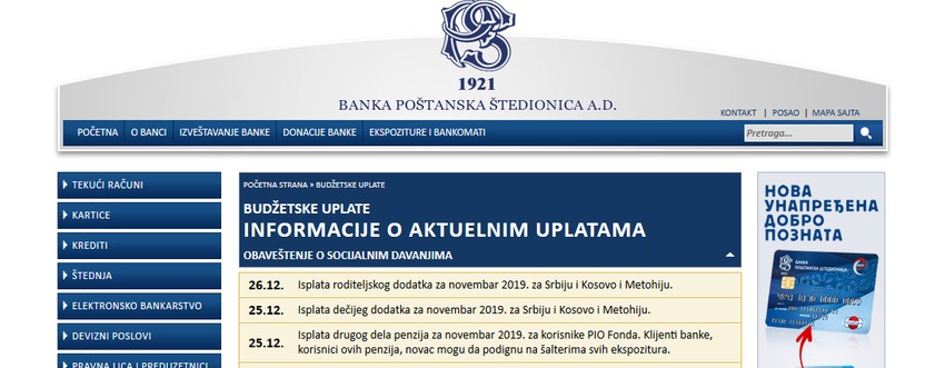 Poštanska štedionica