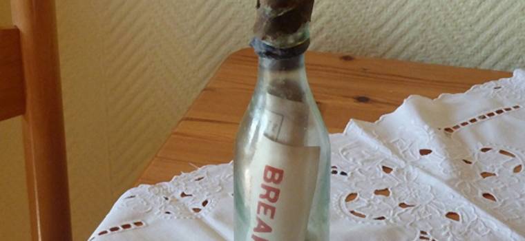 Odnaleziono najstarszą wiadomość w butelce