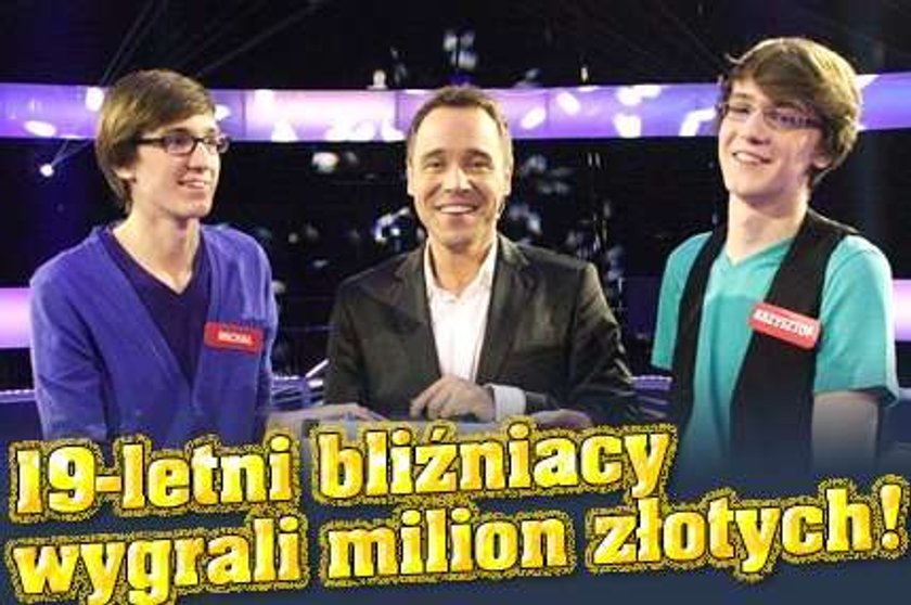 19-letni bliźniacy wygrali milion złotych!