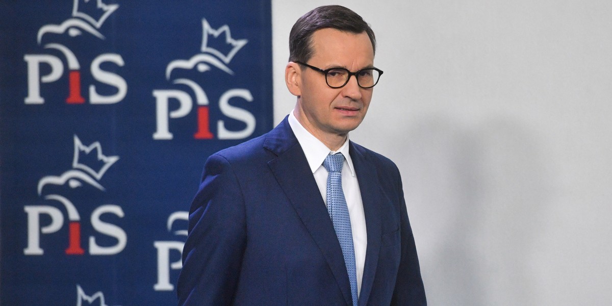 Premier Mateusz Morawiecki. 