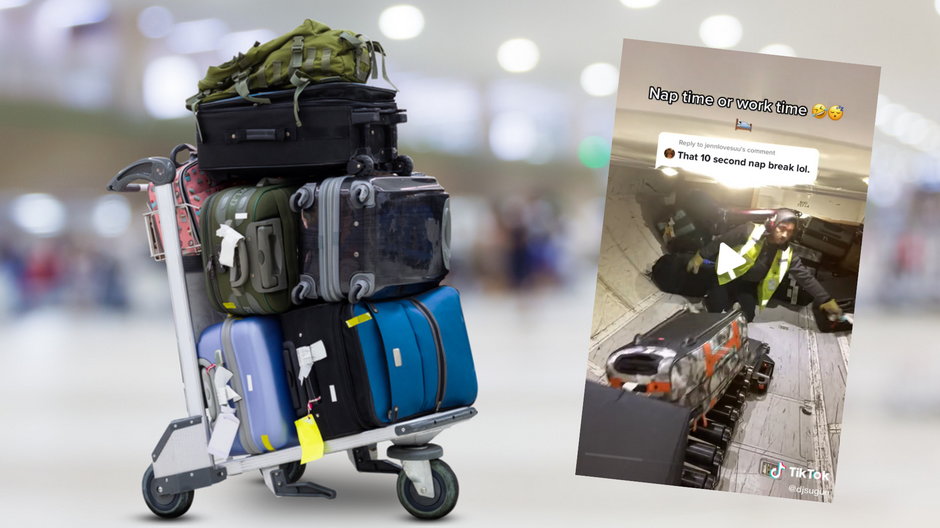 Wielu podróżnych martwi się o los swoich bagaży po odprawie. Tiktoker pokazuje, co się w nimi dzieje.