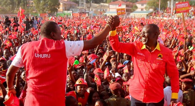 File Image- President Uhuru Kenyatta and Deputy President William Ruto