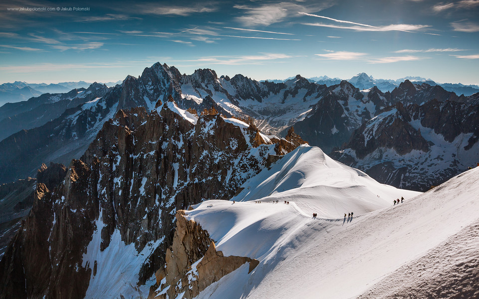 Alpy Francuskie i Aiguille du Midi na pięknych zdjęciach Jakuba Połomskiego