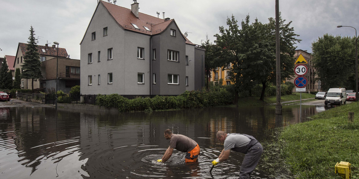 Zabrze. Nawałnice przeszły nad miastem 