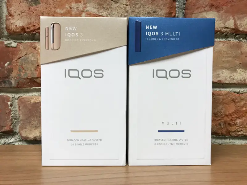 IQOS 3 i IQOS 3 Multi są zapakowane w stylowe pudełka