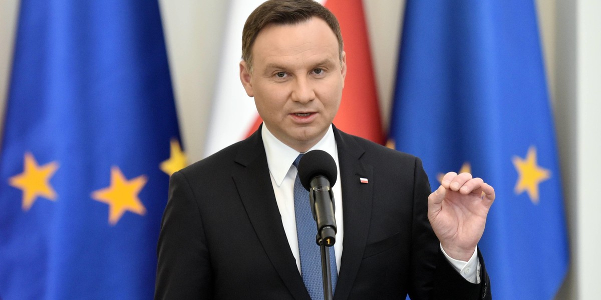 PREZYDENT ANDRZEJ DUDA LAUREATEM NAGRODY IM. LECHA KACZYŃSKIEGO