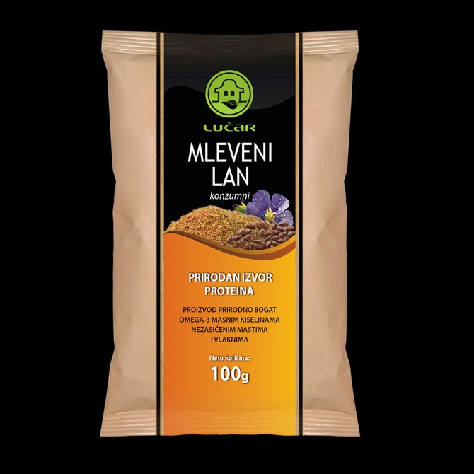 Seme lana, mleveno / Neto količina: 100g, 200g