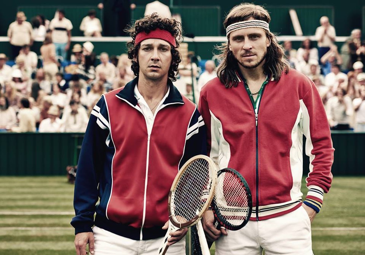 Pojedynek "Borg/McEnroe" znów rozgrzewa. Shia LaBeouf oraz Sverrir Gudnason w filmie o słynnym pojedynku. Polski ZWIASTUN