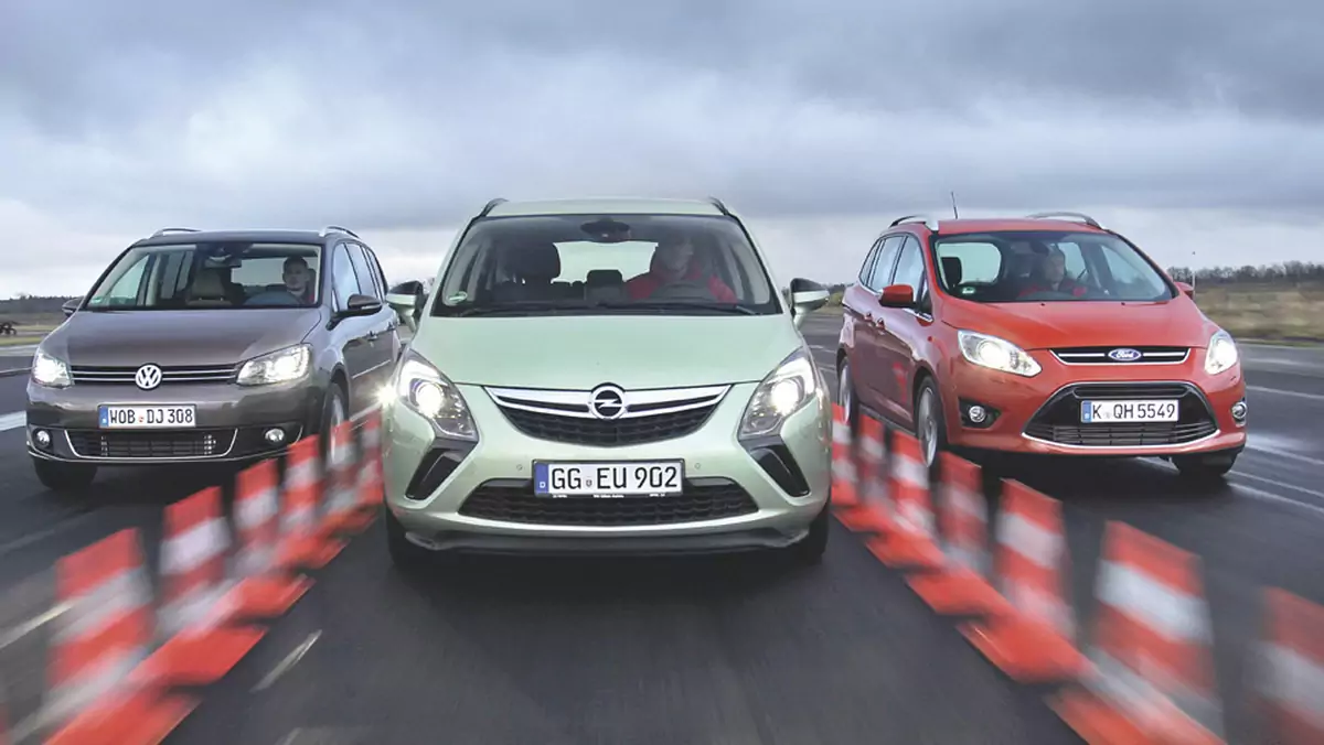 Opel Zafira kontra Ford Grand C-Max i VW Touran: czy Opel może być liderem?