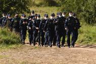 Policja na granicy polsko-białoruskiej po wprowadzeniu stanu wyjątkowego