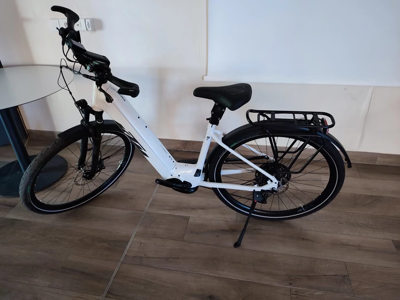 Miejski rower elektryczny z systemem Bosch eBike Systems, który mieliśmy okazję zobaczyć podczas prezentacji