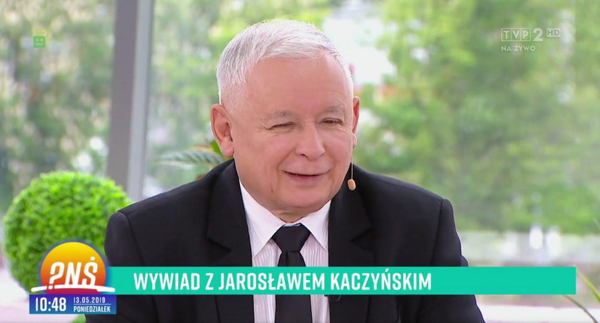 Jarosław Kaczyński w "Pytaniu na śniadanie"