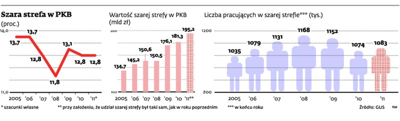 Szara strefa w PKB