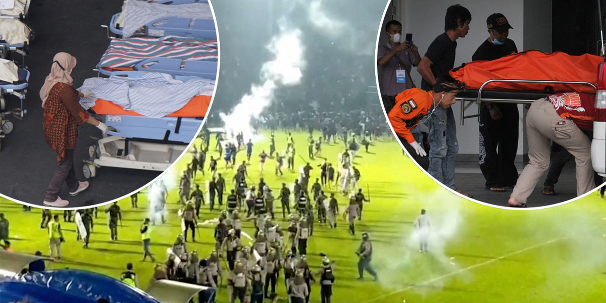 Starcia kibiców i policji po meczu w Indonezji. Nie żyją dziesiątki osób.