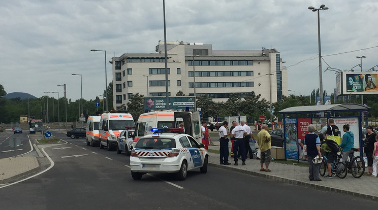 Budapest XIII. kerületében egy földön fekvő, ittas férfihoz hívták ki a mentősöket