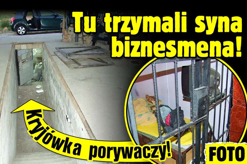 Kryjówka porywaczy Tu trzymali syna biznesmena FOTO